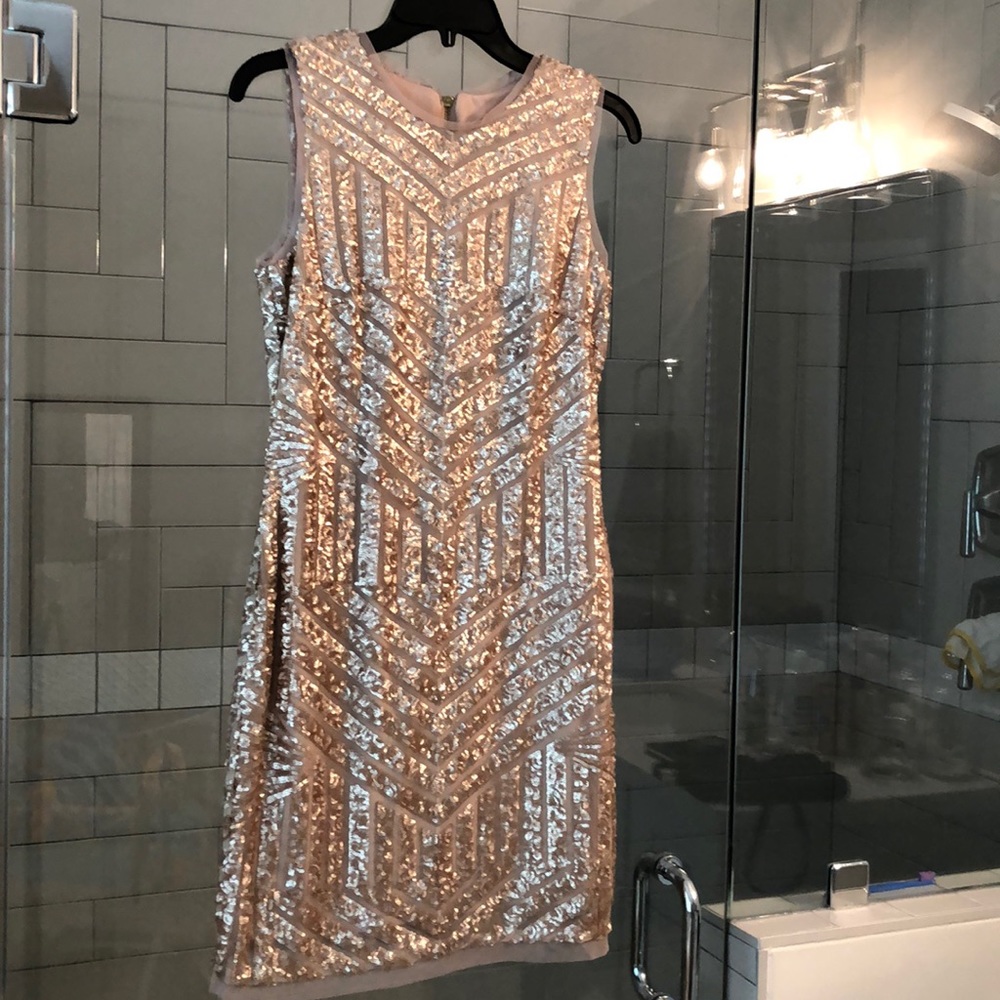 XSCAPE, shirt sleeve, dress